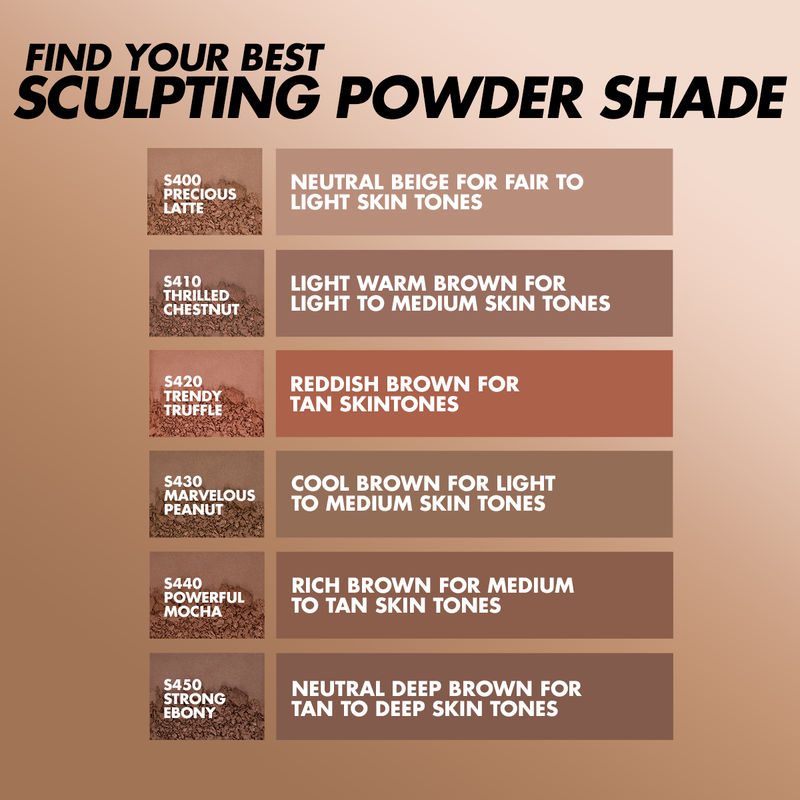 ARTIST SCULPT - Contouring powder: intense pigment, matte finish